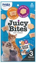 INABA Juicy Bites nedves fésűkagyló és rák jutalomfalat macskáknak 33, 9 g (3x11, 3 g)