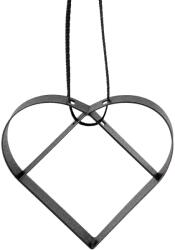 Stelton Коледна украса FIGURA 5 см, сърце, мек черен, неръждаема стомана, Stelton (SN106001)