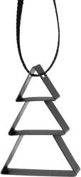Stelton Коледна украса FIGURA 5, 5 см, коледна елха, мек черен, неръждаема стомана, Stelton (SN106011)