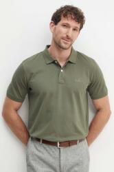 Lindbergh tricou polo barbati, culoarea verde, neted, 30-404016 PPYH-POM0C8_97X