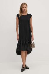 Sandro Ferrone rochie din bumbac culoarea negru, mini, evazati, SFS7XBDMIRANY PPYH-SUD2LY_99X (SFS7XBDMIRANY)