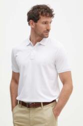 Lindbergh tricou polo barbati, culoarea alb, neted, 30-404016 PPYH-POM0CA_00X