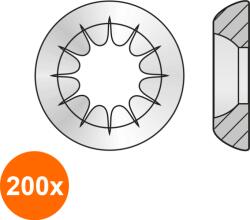Reyher Set 200 x Saiba Rozeta Forma R4 Alama Nichelat-4.8x 8.8x2.7 (COR-200xX4011488827S)