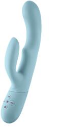 FemmeFunn Vibrator Balai Swaying Motion FemmeFunn, 12 Moduri Vibratii, Silicon Premium, USB, Albastru Deschis, 23.1 cm Vibrator