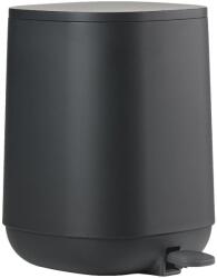 ZONE Fürdőszobai kuka TIME 3 l, fekete, műanyag, Dánia zóna (ZO28121)
