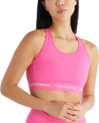 New Balance Bustiera New Balance Sleek Medium Support Sports Bra wb41048-hip Marime S (wb41048-hip)