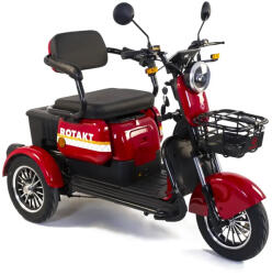 Rotakt Triciclu Electric Rotakt Safari Motor 1000W 25 km/h Autonomie 62 km Baterie plumb-acid 60V 20Ah Greutate maximă 187 kg, Fără permis (049489)