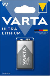 VARTA akkumulátor Ultra Lithium 9V blokk 1 darab