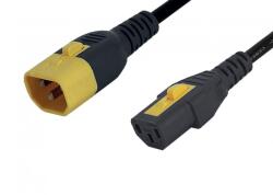  Cablu prelungitor cu blocare IEC C13 la C14 3m, 3-100-361 (3-100-361)