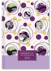 PD Calendar Határidőnapló Period Magnólia B/6 napi női tervező Purple 2025 (PAP4114-1786)