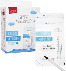 Bocioland tejtároló zacskó 200 ml - 50 db - babastar