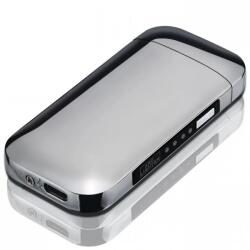 HARAHU SH-25701 elektromos öngyújtó USB töltéssel - Ezüst KP25701