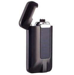 HARAHU LU-25721 elektromos öngyújtó USB töltéssel - Fekete KP25721