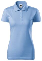 MALFINI Tricou polo femei Single J - Albastru ceruleu | L (2231515)