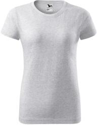 MALFINI Tricou de femei Basic - Gri deschis prespălat | S (1340313)
