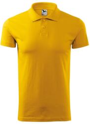 MALFINI Férfi puha galléros póló Single J. - Sárga | 2XL (2020417)