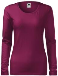 MALFINI Tricou pentru femei cu mânecă lungă Slim - Fucsia | XL (1394316)