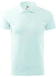 MALFINI Férfi puha galléros póló Single J. - Frost | L (202A715)