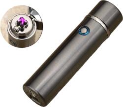  LO-25730 elektromos öngyújtó USB töltéssel - Fekete