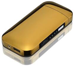  SH-25699 elektromos öngyújtó USB töltéssel - Arany