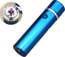  LO-25726 elektromos öngyújtó USB töltéssel - Kék