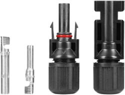 Orno MC4 csatlakozó napelemekhez, 1, 5-6 mm2, IP67, kompatibilis PV vezetékkel (OR-PV-13605)