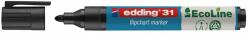 edding Marker flipchart Edding 31, Ecoline 1.5-3 mm, negru (ED031001)