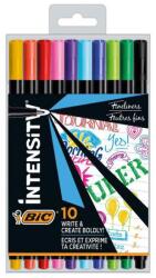 BIC Set 10 linere Bic Intensity 0.4 mm, 10 culori/set (CEL1011727)