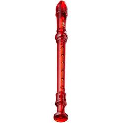 Yamaha YRS-20BR - szoprán furulya, barokk, áttetsző vörös