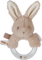 Little Dutch Jucarie din plus cu inel cu margele - Bunny - Newborn Naturals - Little Dutch