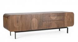 Bizzotto Comoda 3 usi 2 sertare lemn mango maro Orissa 172x44x55 cm (0747237) Comoda
