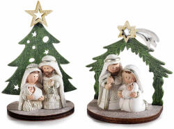 Decorer Set 2 figurine Nasterea Domnului 6.5x4.5x9 cm (A55.33.72)