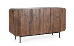 Bizzotto Comoda 3 usi lemn mango maro Orissa 145x42x82 cm (0747235) Comoda