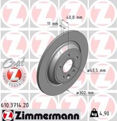 ZIMMERMANN Disc frana ZIMMERMANN COAT Z 610.3714. 20 (610.3714.20)