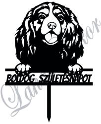  Cavalier King Charles Spániel Születésnapi Tortadísz