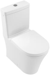 Villeroy & Boch Set vas WC stativ rimless Villeroy Boch, O. Novo, compact, direct flush, cu rezervor si capac soft close, alb (SET O.NOVO RIMLESS COMPACT)