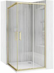 Rea Cabina de dus patrata cu usi glisante auriu periat Rea City 90x90 cm (REA-K6443)