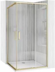 Rea Cabina de dus dreptunghiulara cu usi glisante auriu periat Rea City 80x100 cm (REA-K6445)