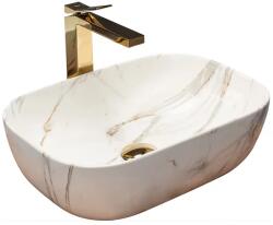 Rea Lavoar pe blat Rea Belinda Aiax marmura alb 46 cm (REA-U6596)
