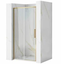 Rea Paravan de dus tip Walk-in Rea Rapid Slide 100x195 cm profil auriu periat (REA-K4707)