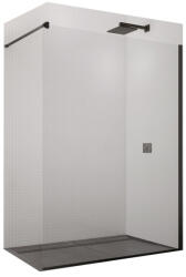 SanSwiss Paravan de dus SanSwiss, Easy, 80 x 200 cm, profil negru mat (STR4P0800607)