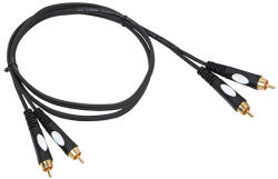 BST Cablu 2xrca Tata - 2xrca Tata Stereo 1.5m (rcam-rcam-1.5) - artledconcept