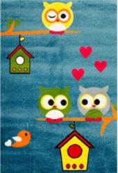 Kolibri Covor Pentru Copii, Kolibri Bufnite 11205, Albastru, 120x170 cm (2211698322574) Covor