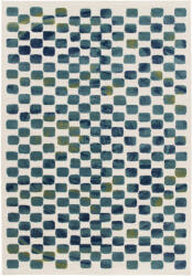 Delta Carpet Covor Belgian, Makati 23518, Alb Albastru, Diverse Dimensiuni (23518-350 1.64X2.3)