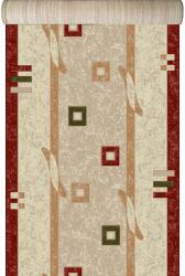 Delta Carpet Traversa Covor, Lotos 579, Crem Grena, Latime 100 cm, Diverse Lungimi, 1800 gr mp (579-120-19)