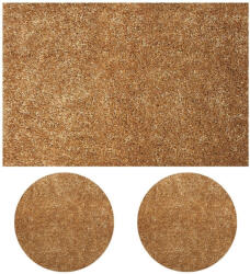 Fantasy Set 3 Covoare Fantasy 12500-12, Maro Deschis, 1 buc 120x170 cm, 2 buc rotunde 67x67 cm (PACHET4-12500-12) Covor
