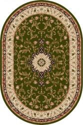 LOTOS Covor Clasic, Lotos 523, Verde, Oval, Diverse Dimensiuni (4823057528466 / 2211698063170) Covor