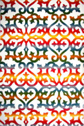 Kolibri Covor Modern, Kolibri Baroque 11020, Alb Multicolor, Diverse Dimensiuni , 2200 gr mp (4823057754568) Covor