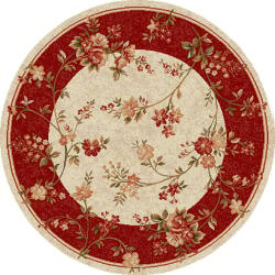 LOTOS Covor Modern, Lotos 551, Crem Rosu, Rotund, Diverse Dimensiuni, 1800 gr mp (4823057679212) Covor
