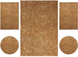 Fantasy Set 5 Covoare Fantasy 12500-12, Maro Deschis, 2 buc 80x150 cm, 1 buc 200x300 cm, 2 buc rotunde 67x67 cm (PACHET2-12500-12) Covor